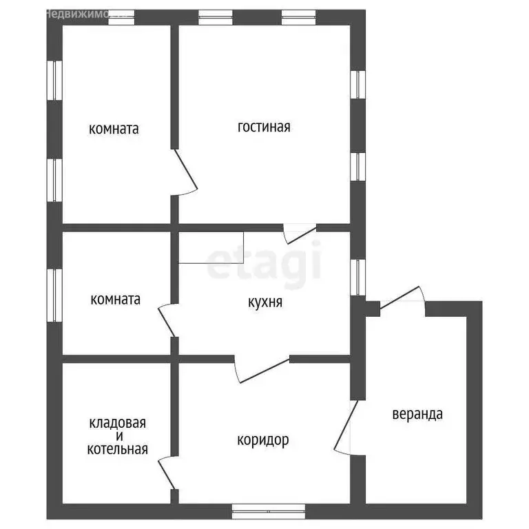 Дом в Южноуральск, Станичная улица (51.7 м) - Фото 1