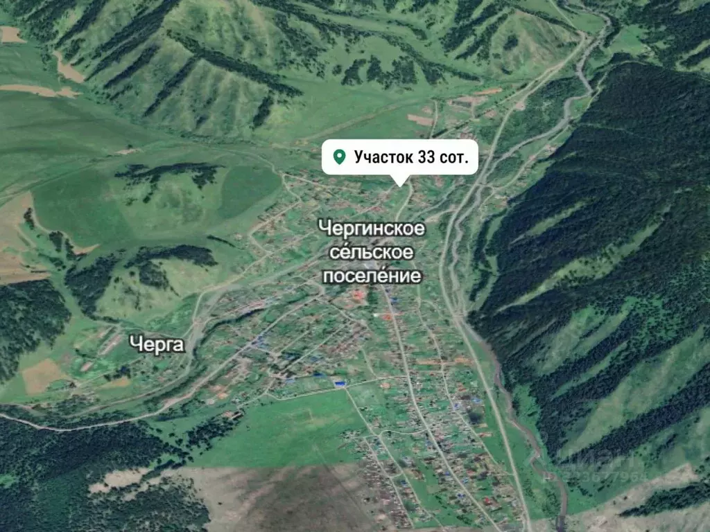 Участок в Алтай, Шебалинский район, с. Черга Октябрьская ул. (33.0 ... - Фото 2