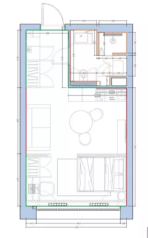 Квартира-студия: Москва, Шелепихинская набережная, 34к5 (32.5 м) - Фото 1