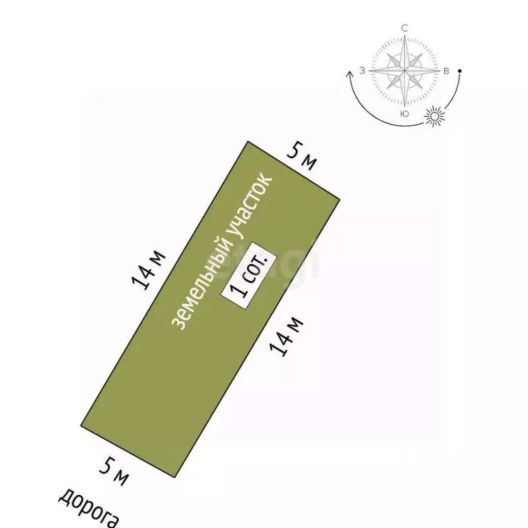 Участок в Крым, Судак ул. Цветочная (1.0 сот.) - Фото 2