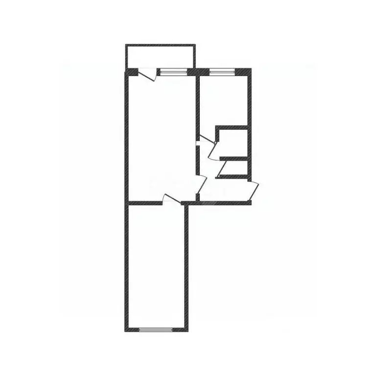 2-к кв. Белгородская область, Валуйки ул. Щорса, 7 (43.5 м) - Фото 2