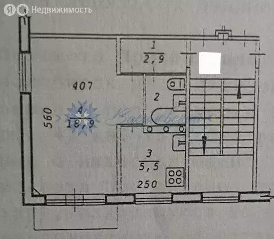 1-комнатная квартира: Новосибирск, улица Петухова, 78 (30 м) - Фото 0