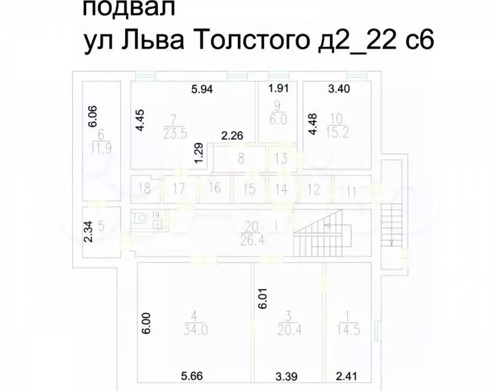 Продается особняк (B) 573 мв здании «на ул. Льва Толстого, 2/22с6 - Фото 0