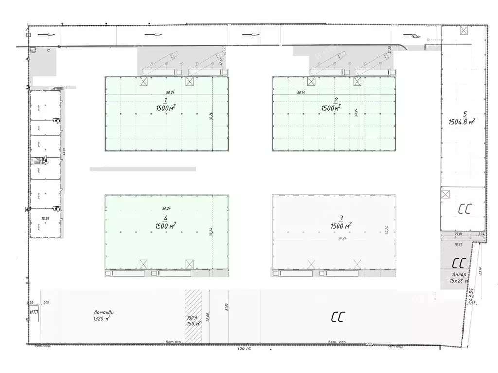 Склад в Санкт-Петербург 1-й Верхний пер., 12 (4500 м) - Фото 2