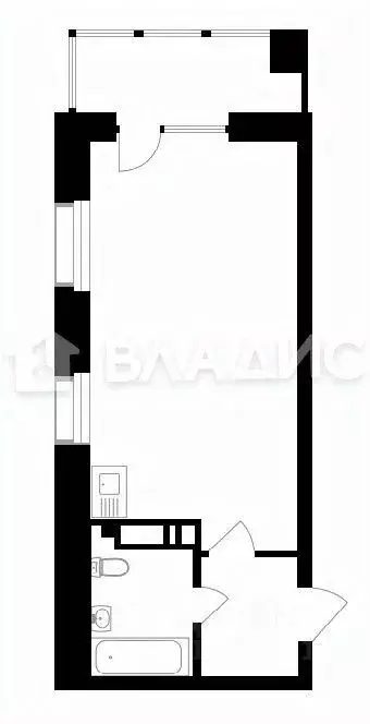 Студия Амурская область, Благовещенск ул. Островского (36.1 м) - Фото 0