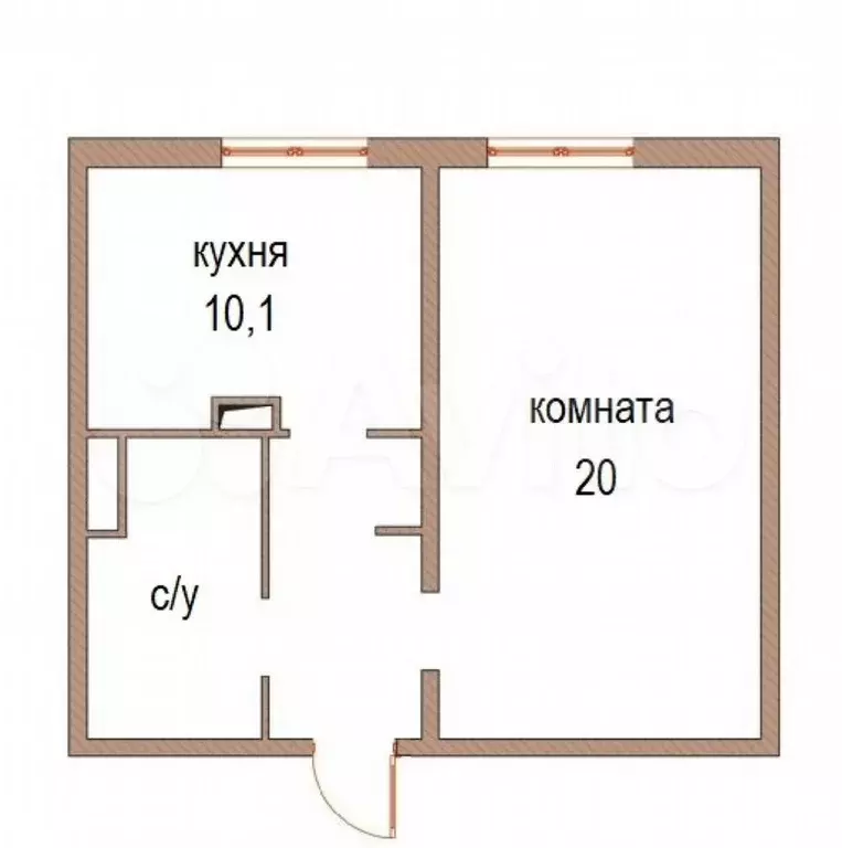 1-к. квартира, 38,7 м, 21/22 эт. - Фото 0