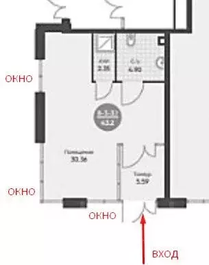 Помещение свободного назначения в Татарстан, Казань ул. Гаврилова, 7к1 ... - Фото 1