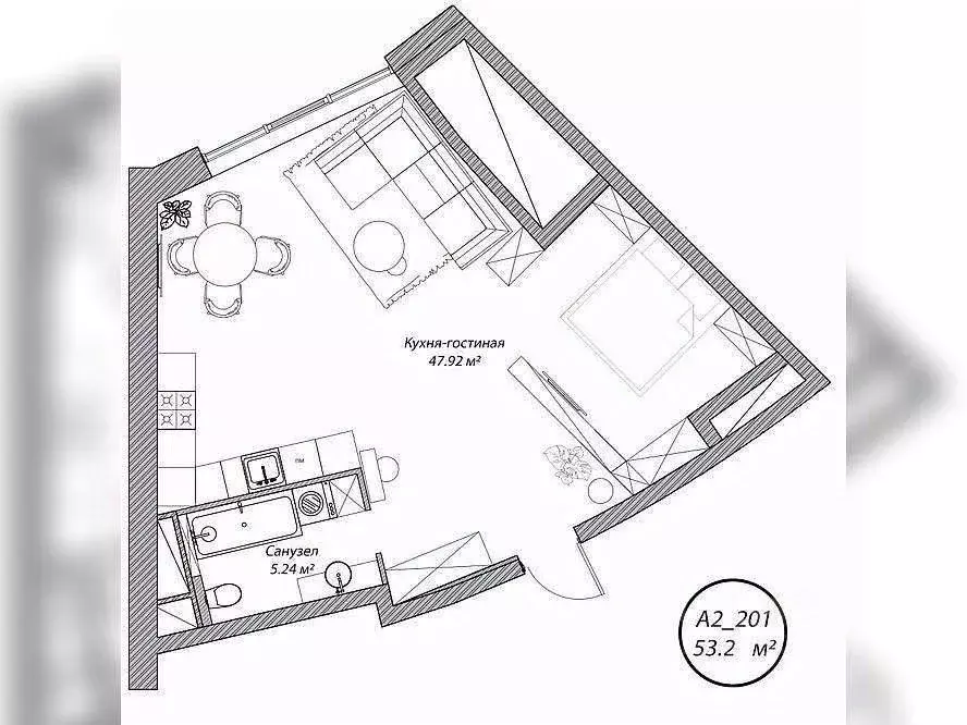 1-к кв. Москва 4-я Мякининская ул., 27 (53.2 м) - Фото 0