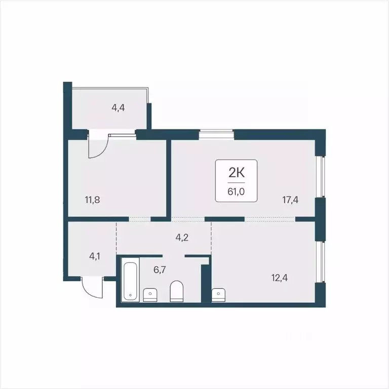 2-к кв. Новосибирская область, Новосибирск ул. Сибиряков-Гвардейцев, ... - Фото 1