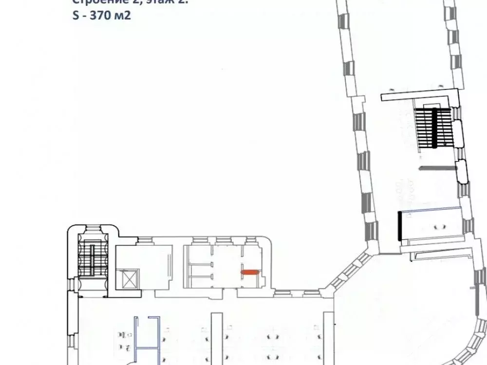 Торговая площадь в Москва Новорязанская ул., 23С1 (370 м) - Фото 1