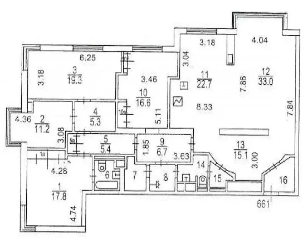 Квартира, 4 комнаты, 174 м - Фото 2