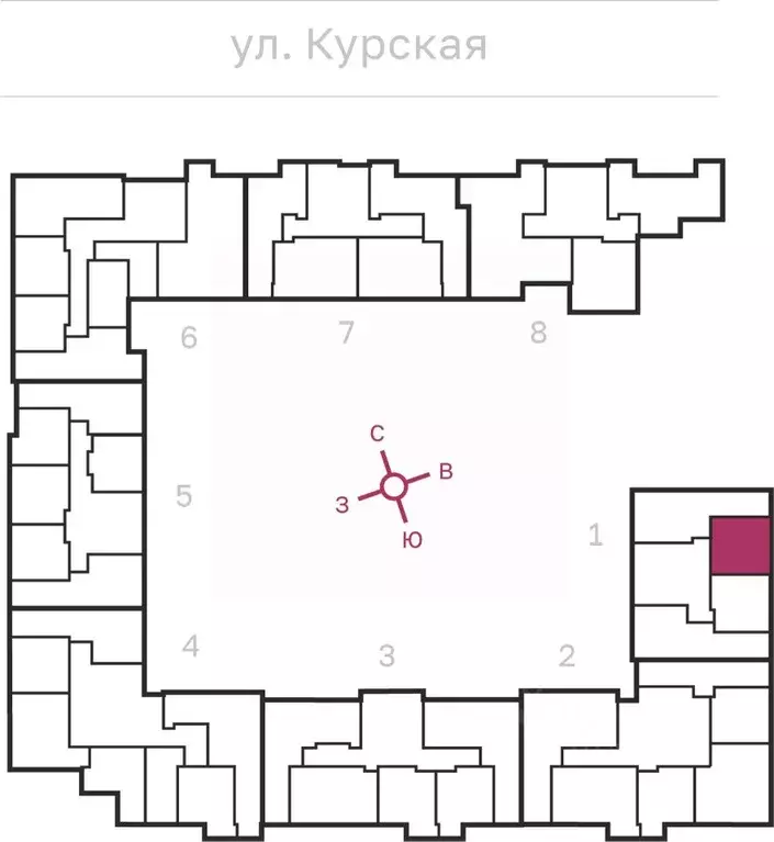 1-к кв. Санкт-Петербург Курская ул., 27 (39.72 м) - Фото 1