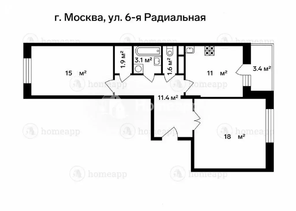 Купить 1 Комнатную Квартиру 6 Я Радиальная