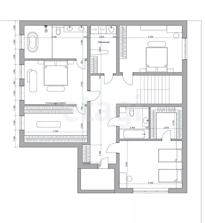 Дом в Махачкала, 3-й Махровый проезд (310 м) - Фото 1