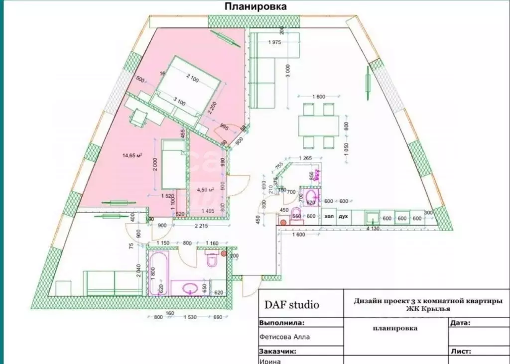 4-к кв. Москва ул. Лобачевского, 120к1 (110.8 м) - Фото 1