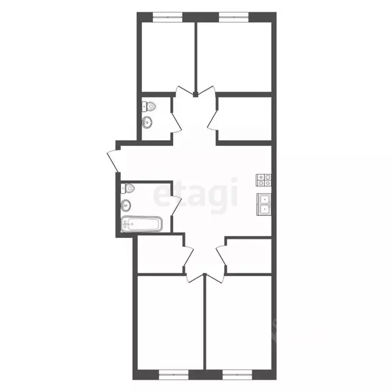 Помещение свободного назначения в Крым, Ялта ул. Блюхера, 19 (129 м) - Фото 2