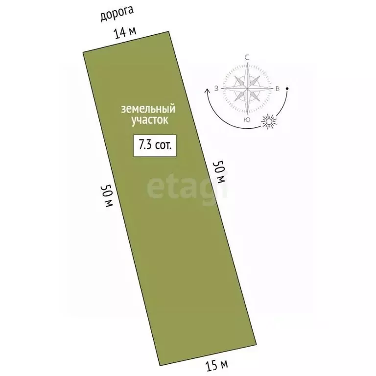 Участок в Тюменская область, Тюменский муниципальный округ, ... - Фото 1