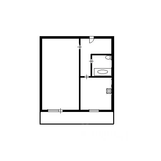 1-к кв. Новосибирская область, Новосибирск Промышленная ул., 1Б (60.0 ... - Фото 2