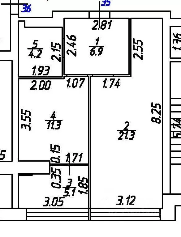 1-к кв. Ставропольский край, Ставрополь ул. Герцена, 147А (48.8 м) - Фото 2