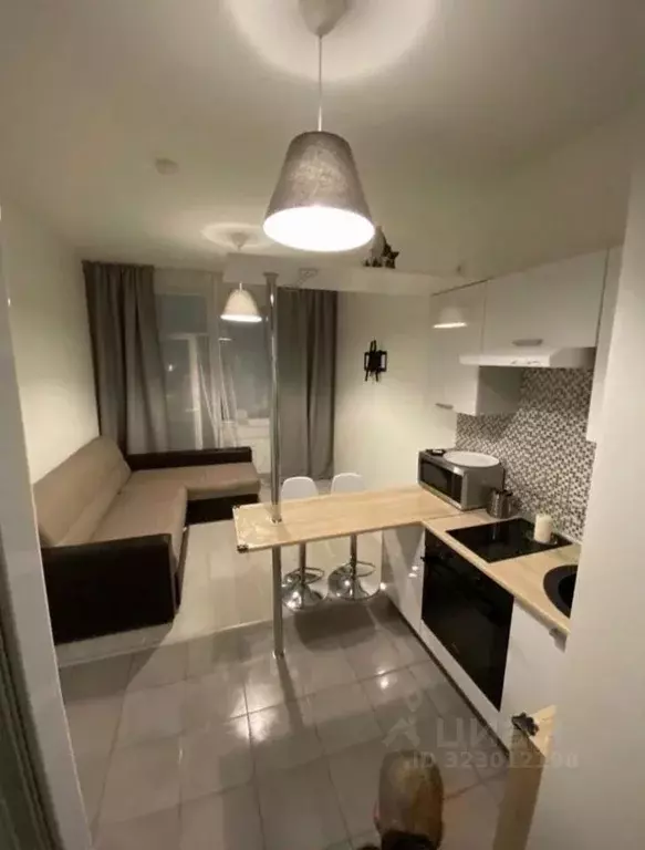 Студия Санкт-Петербург наб. Реки Каменки, 11к2 (20.3 м) - Фото 1