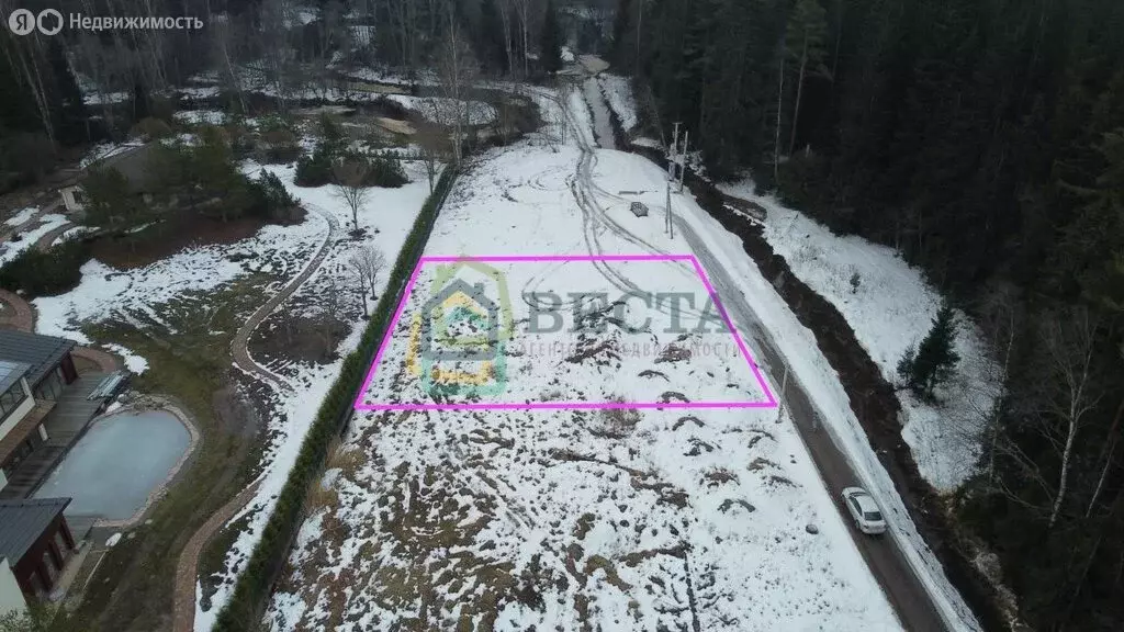 Участок в Агалатовское сельское поселение, коттеджный посёлок Медовое ... - Фото 1