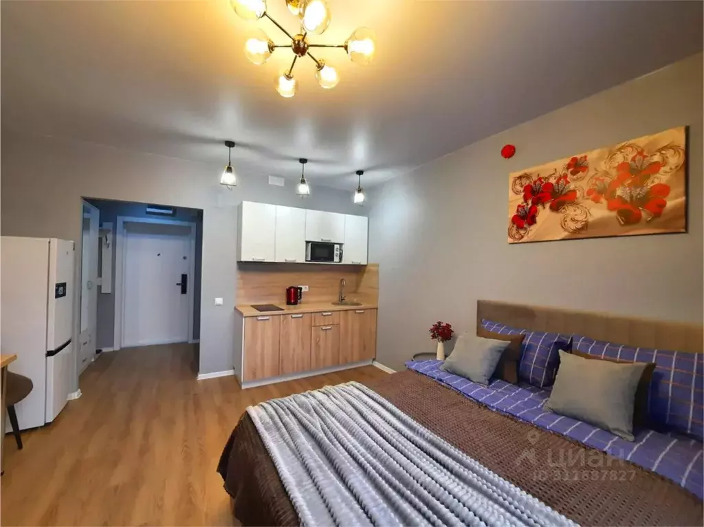 Студия Московская область, Люберцы ул. Летчика Ларюшина, 2 (24.0 м) - Фото 1