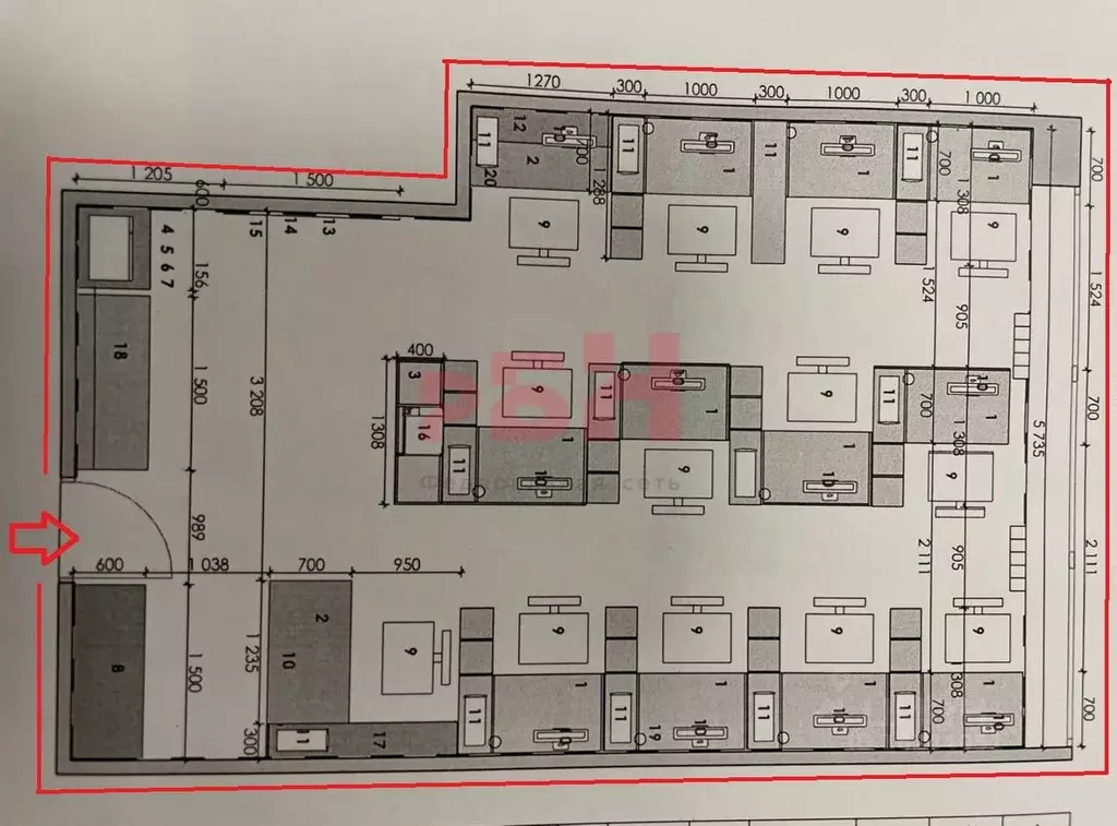 Офис в Свердловская область, Екатеринбург ул. Ткачей, 23 (46 м) - Фото 1