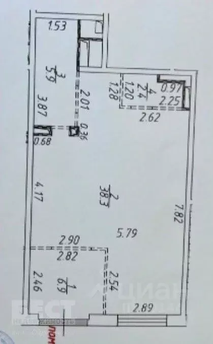 Помещение свободного назначения в Москва ул. Аэростатная, 6к6 (54 м) - Фото 1