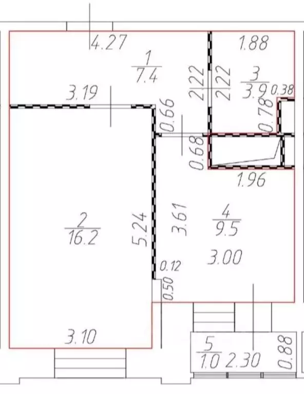 1-к кв. Московская область, Одинцово ул. Маршала Жукова, 23к1 (37.0 м) - Фото 1