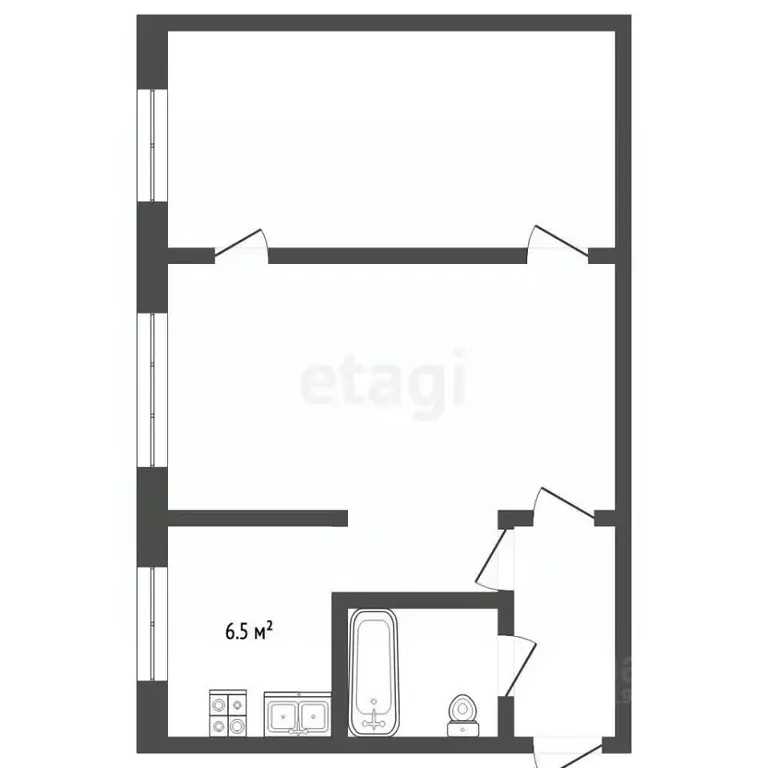 2-к кв. Мордовия, Саранск Дачный пер., 11 (43.2 м) - Фото 2