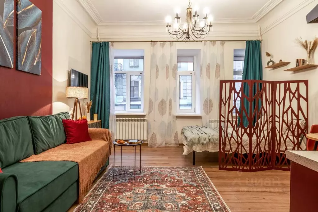 Студия Санкт-Петербург Дмитровский пер., 7 (31.0 м) - Фото 1
