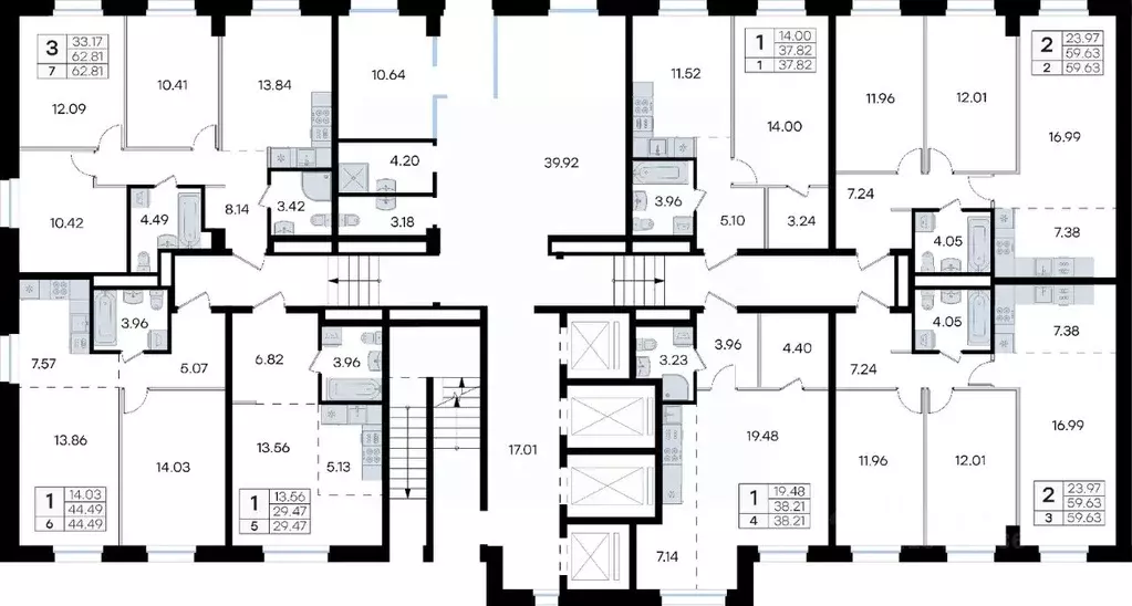 1-к кв. Приморский край, Владивосток ул. Тухачевского, 80 (37.82 м) - Фото 2