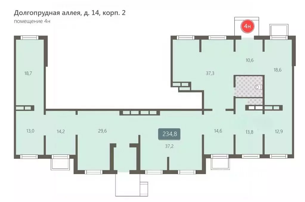 Помещение свободного назначения в Москва Долгопрудная аллея, 14к2 (50 ... - Фото 2