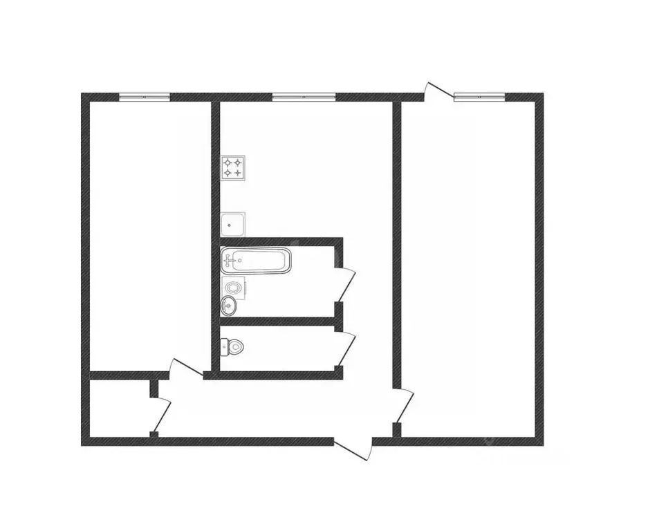 2-к кв. Алтайский край, Бийск ул. Ильи Мухачева, 143 (43.0 м) - Фото 2