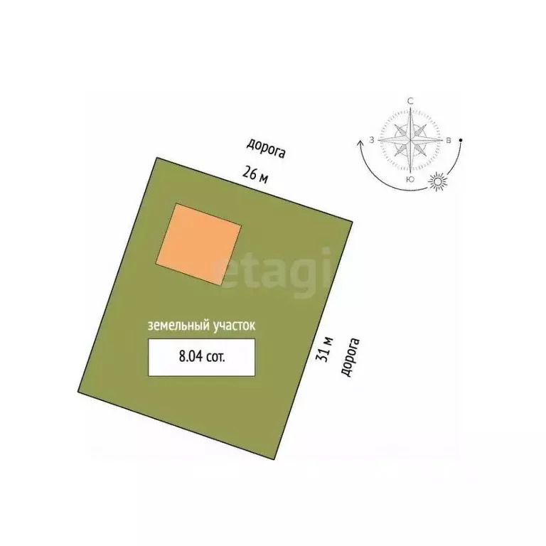 Дом в Пермский край, Пермский муниципальный округ, д. Большакино ул. ... - Фото 2