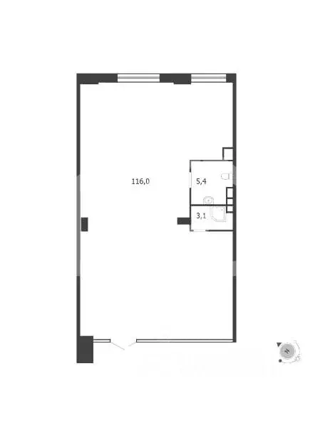 Торговая площадь в Москва Автозаводская ул., 23С790 (125 м) - Фото 2