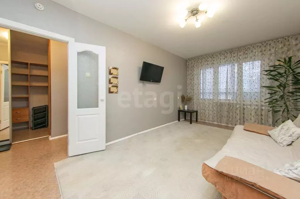 1-к кв. Томская область, Томск Солнечный мкр, ул. Бирюкова, 15 (35.7 ... - Фото 1