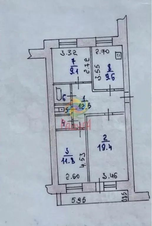 3-к кв. Ивановская область, Иваново ул. Полка Нормандия-Неман, 84 ... - Фото 2