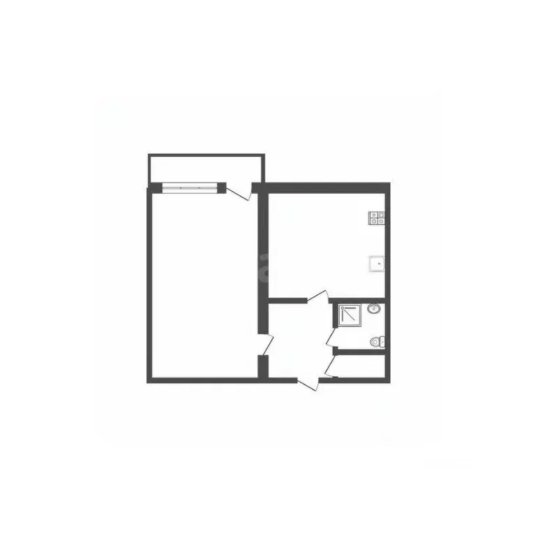 1-к кв. Смоленская область, Смоленск ул. Маршала Еременко, 22 (38.2 м) - Фото 1