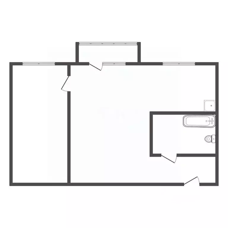 2-к кв. Красноярский край, Красноярск Медицинский пер., 3 (45.5 м) - Фото 1