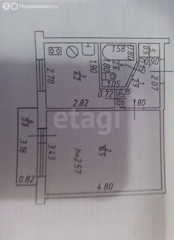 1-комнатная квартира: село Айша, Светлая улица, 10 (30 м) - Фото 1