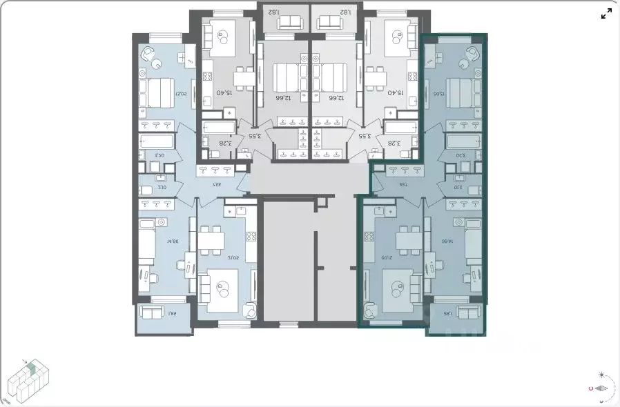 3-к кв. Московская область, Одинцовский городской округ, с. ... - Фото 2