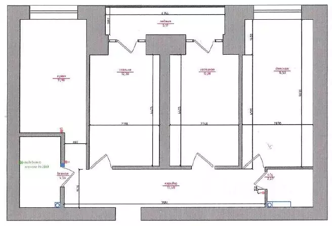 3-к кв. Кировская область, Киров Мининский мкр, ул. Тургенева, 28 ... - Фото 2