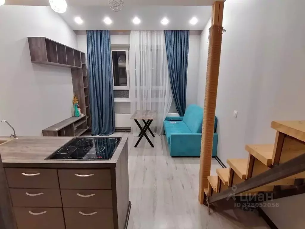 Студия Московская область, Королев Болшево мкр, Бурковский проезд, ... - Фото 2