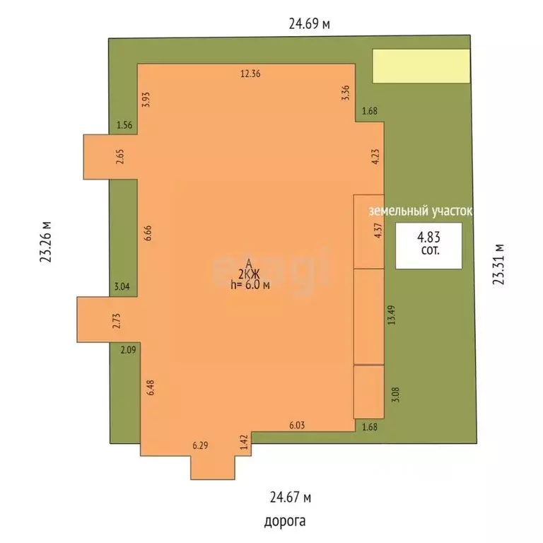 Дом в Краснодарский край, Краснодар ул. Тенистая, 9/2 (328 м) - Фото 2