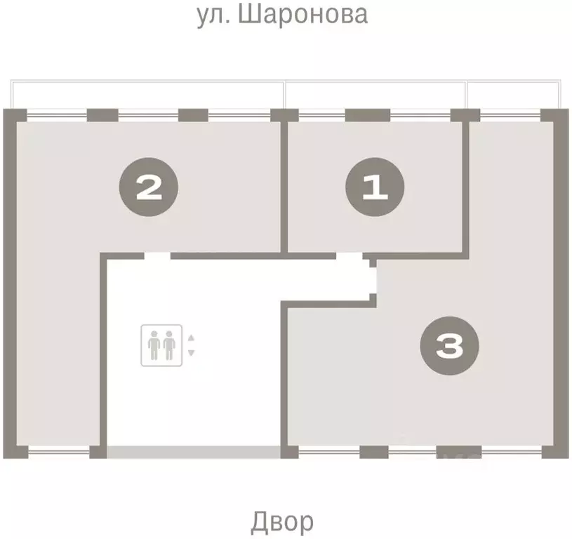 2-к кв. Омская область, Омск  (70.68 м) - Фото 1