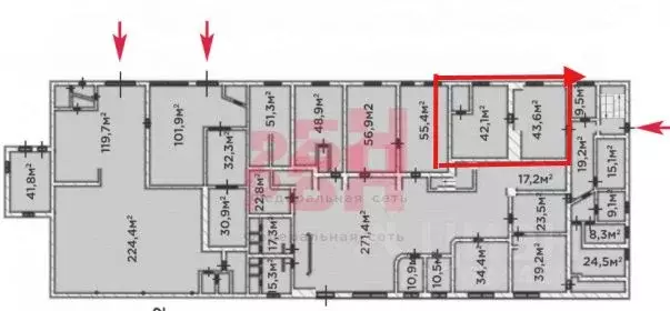 Офис в Тюменская область, Тюмень ул. 30 лет Победы, 103 (86 м) - Фото 2