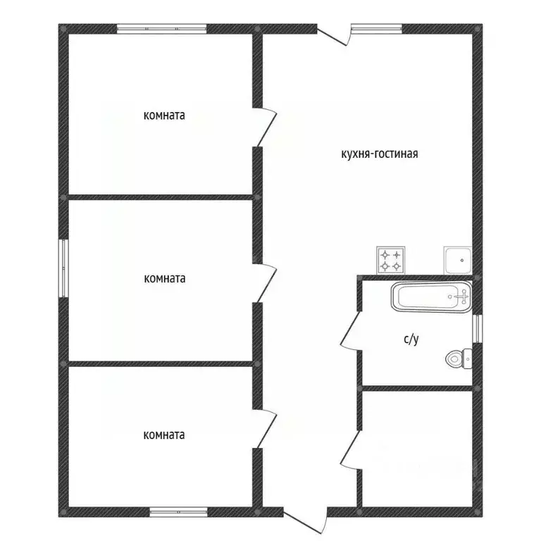 Дом в Башкортостан, Уфа Елкибаево-Федоровка-Самохваловка жилрайон, 32А ... - Фото 1