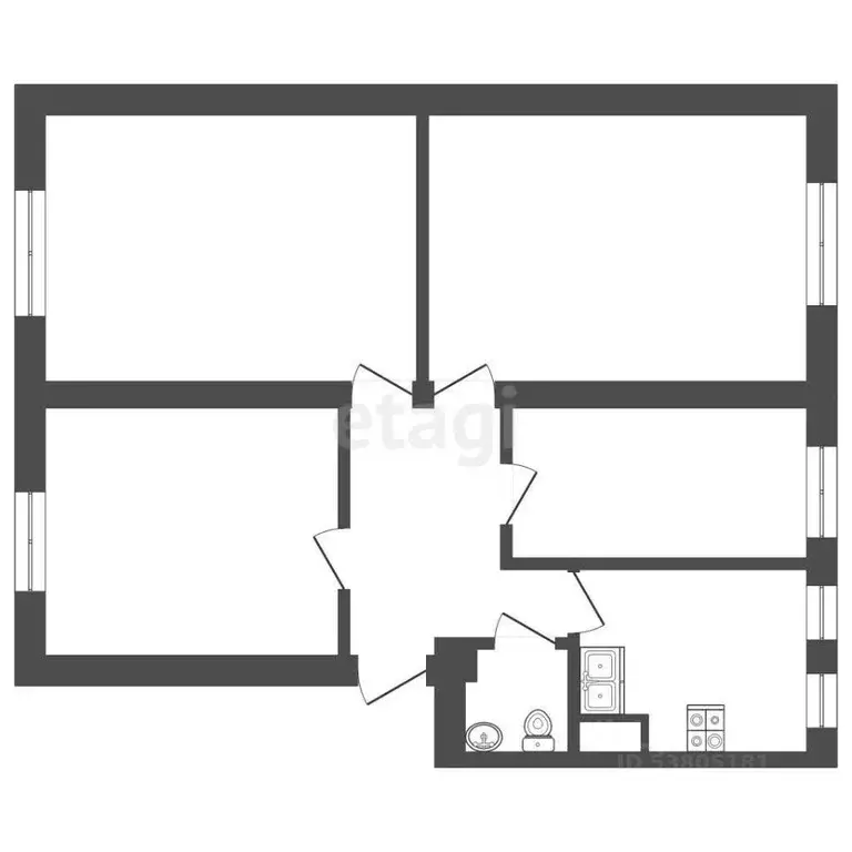 Дом в Ростовская область, Ростов-на-Дону Новое Поселение мкр, ул. ... - Фото 1
