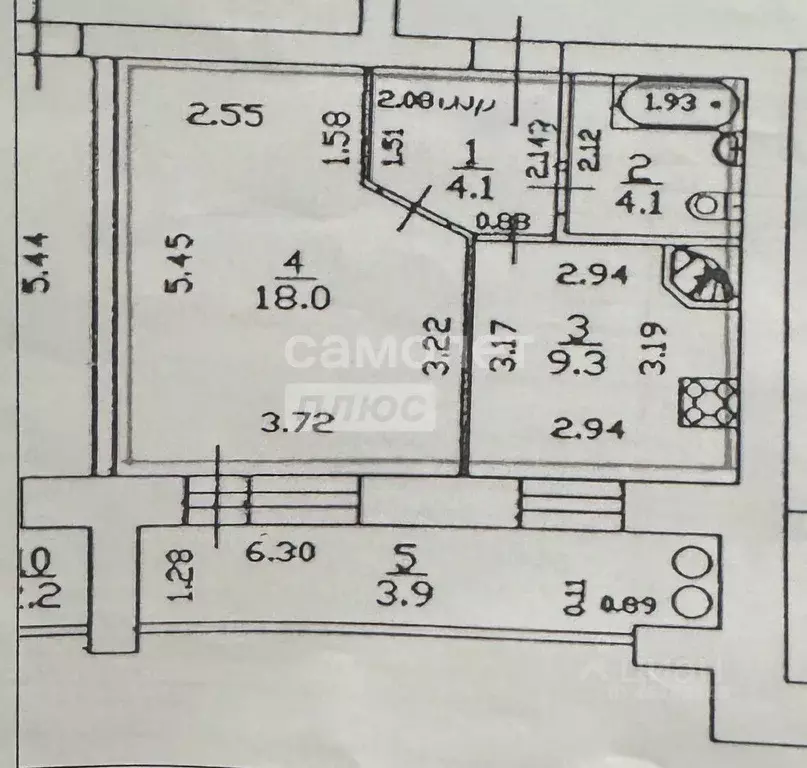 1-к кв. Марий Эл, Йошкар-Ола ул. Анциферова, 38 (39.4 м) - Фото 2